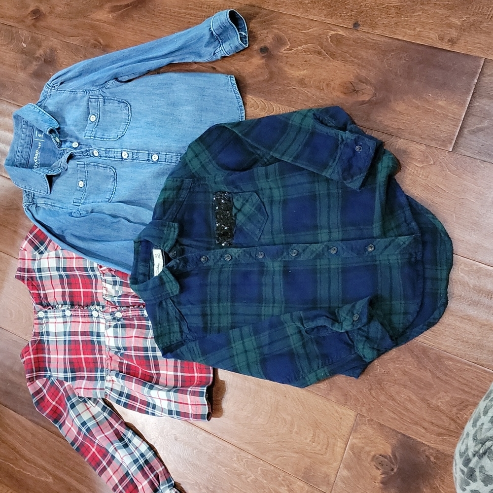 Set of 3 Youth Long Sleeve Shirts